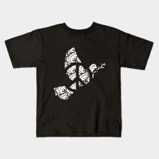 Stylized Dove of Peace Kids T-Shirt